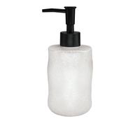 Kleine Wolke Crinkle dispenser di sapone liquido 350 ml nero-bianco 8643100854