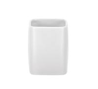 Kleine Wolke Cubic 5066100852 - Bicchiere portaspazzolino da Denti, Accessorio per Il Bagno, Colore: Bianco