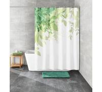Kleine Wolke Floresta tenda doccia 200x120 cm bianco-verde 5912600238
