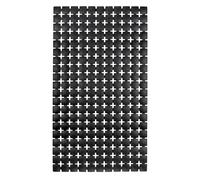 Kleine Wolke Gatty - Inserto per vasca da bagno, 39 x 68 cm, colore: Nero