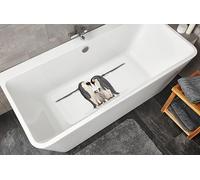 Kleine Wolke Inserto per vasca da bagno, PVC, bianco/nero, 36 x 92 cm