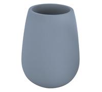 Kleine Wolke Portaspazzolino Drip, accessori, colore Mare, materiale: poliresina, lunghezza 7,8 x larghezza 7,8 x altezza 10 cm