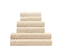 Kleine Wolke Royal - Asciugamano in Cotone, Beige, 50 x 100 x 0,5 cm