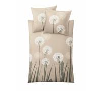 Kleine Wolke, Set Copripiumino singolo e federa, Marrone (Braun), 135 cm x 200 cm