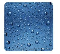 Kleine Wolke, Tappetino Antiscivolo per Doccia/Vasca, Blu (Blau)
