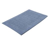 Kleine Wolke Tappetino da bagno Net, 60 x 90 cm, blu acciaio