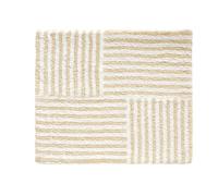 Kleine Wolke Tappeto da bagno Chelsea in beige sabbia 55 x 65 cm
