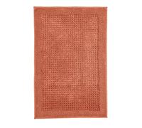 Kleine Wolke Tappeto da bagno in cotone, terracotta, 70 x 120 cm