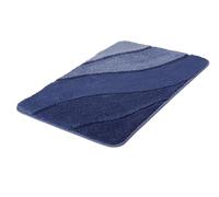 Kleine Wolke Tappeto da bagno in poliacrilico, blu ghiaccio 60 x 90 cm