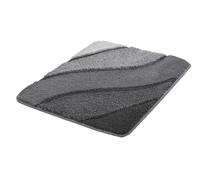 Kleine Wolke Tappeto da bagno, poliacrilico, antracite, 50 x 60 cm