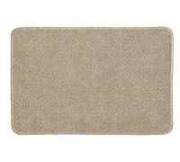 Kleine Wolke Tappeto da bagno Ricco 65 x 115 cm, tortora in 100% poliestere
