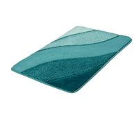 Kleine Wolke Tappeto da bagno Serenade, 80 x 140 cm, turchese