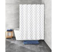 Kleine Wolke Tenda da doccia in poliestere, blu scuro, 180 x 180 cm