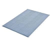 Kleine Wolke Zigzag - Tappetino da bagno, 60 x 90 cm, colore: Azzurro