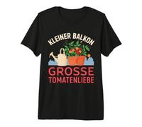 Kleiner Balkon Große Tomatenliebe pomodori sul Balcone Maglietta Premium