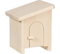 Kleiner Stall, montiert: 16 x 15 x 18,5 cm, Holz, per Stück