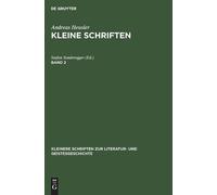 Kleinere Schriften zur Literatur- und Geistesgeschichte Klein (Copertina rigida)