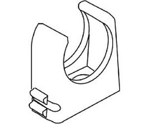 Kleinhuis ro-clip - Morsetto pg9 grigio