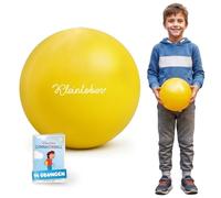 Kleintober Palla Pilates 24 cm I Palla da ginnastica con Doppia Parete Antiscivolo I Attrezzi Palestra Casa e Fitball I Ginnastica e Fitness per Tutte le Età I Ideale per Bambini Anziani e Gravidanza
