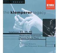 Klemperer,Otto - Sinfonie 33,34,40/Ouvertüre