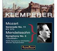 Klemperer Serenade No. 11/symphony No. 3 (Klemperer, Rias Orchestra) (CD) Album