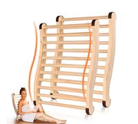 KlenzMate 2 schienali per sauna aggiornati, accessori per sauna da 50,8 cm, design ergonomico a forma di S, con cuscinetti antiscivolo, adatto per schienale sauna a infrarossi e schienale per sauna