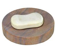 KLEO - Portasapone in marmo naturale, accessorio per bagno, vasca o lavabo, colore: Rosa