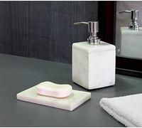 KLEO set da bagno di lusso a 2 pezzi | Include sapone liquido o dispenser per lozioni portasapone