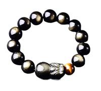 KLerDH Bracciali da uomo, I Braccialetti Della Ricchezza Tengono Lontano Il Talismano Malvagio for La Prosperità, Gioielli Metafisici Del Denaro, 8 Mm