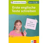 Klett 10-Minuten-Training Englisch Aufsatz Einfache Texte schreiben (Broschüre)