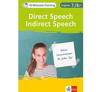 Klett 10-Minuten-Training Englisch Direct Speech / Indirect Speech 7 (Broschüre)