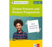 Klett 10-Minuten-Training Englisch Simple Present und Present Progre (Broschüre)