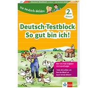 Klett Die Deutsch-Helden: Deutsch-Testblock So gut bin ich! 2. Klasse: Mit Punktesystem wie in der Schule für Tests, Klassenarbeiten, Lernzielkontrollen und Schulaufgaben