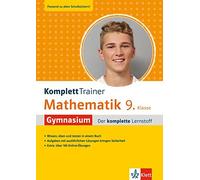 Klett KomplettTrainer Gymnasium Mathematik 9. Klasse: Der kom (Copertina rigida)