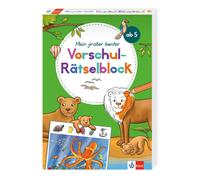 Klett Mein großer bunter Vorschul-Rätselblock: ab 5 Jahren (Tascabile)