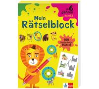 Klett Mein Rätselblock ab 6 Jahren Band 2: 100 kunterbunte Rätsel (Tascabile)