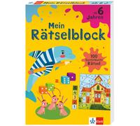 Klett Mein Rätselblock ab 6 Jahren: Kunterbunter Rätselspaß m (Copertina rigida)