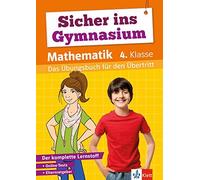 Klett Sicher ins Gymnasium Mathematik 4. Klasse: Das Übungsbu (Copertina rigida)