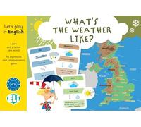Klett What’s The Weather Like?: Learn And Practise New Words. An Expression And Communication Game. 1 Landkarte, 60 Wettersymbole, 100 Spielkarten + Anleitung