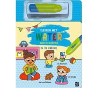 Kleuren met water voor de kleintjes: In de crèche
