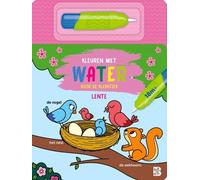 Kleuren met water voor de kleintjes: Lente