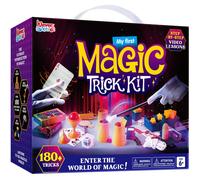 Klever Kits 180+ Magic Set- My First Magic Trick Kit- Amazing Magician Toy with Step-by-Step Video Lessons for Kids Aged 6+ Easy Tricks of Wand and I