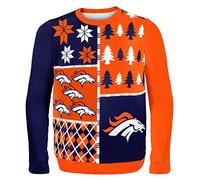 Klew FOCO NFL Busy Block - Maglione, Uomo, SWTNFUGYBBLKDBM, Denver Broncos, M