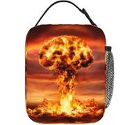 KLFDGGYU Esplosione Nucleare Borsa Pranzo Termica Isolata Impermeabile Riutilizzabile Picnic per Donna Lavoro Bambini Scuola Sport All'Aperto Regali