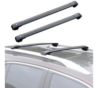 KLFDT Auto Portapacchi da Tetto per Skoda Yeti all Years,Alluminio Antiruggine Barre Portapacchi Barre portatutto da Tetto,Accessori Esterni,A/Black