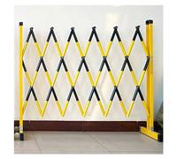 KLGFBDC Barriera di Sicurezza Mobile espandibile - Barriera di Traffico Pieghevole Portatile per vialetto e Garage Cancello a Forbice Retrattile Giallo e Nero 9,8x3,9 Piedi - Ideale per la