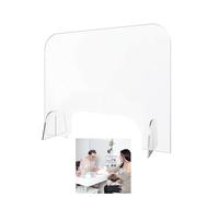 KLGFBDC Barriera Protettiva in Acrilico OfficeClear per bancone, Contro tosse e starnuti, divisorio in plexiglass per scrivania, Efficace Schermo per la Sicurezza sul Posto di Lavoro