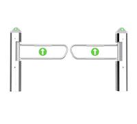 KLGFBDC Cancello di Accesso con sensore Radar, velocità Personalizzabile e Annuncio vocale, tornello di Ingresso Senza Contatto per spazi pubblici.