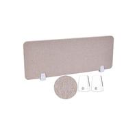 KLGFBDC Divisorio Acustico da scrivania Beige - 30x100 cm, Pannello per la riduzione del Rumore e la Privacy per Ufficio, Aula e casa - Schermo divisorio insonorizzato per Una Maggiore concentrazion