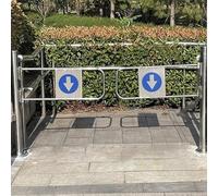 KLGFBDC Porta di Sicurezza Girevole Automatica | Cancello a Battente unidirezionale 130x100 cm (51x39 Pollici) | Controllo accessi Sicuro per stadi, musei, Laboratori e spazi Commerciali